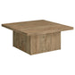 Exeter Mango Square 2-Piece Coffee Table Set