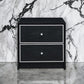 Modern Black Nightstand Table