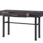 Cargo Gunmetal Finish Vanity Desk