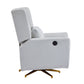 Upholstered 360° Swivel Power Recliner Chair