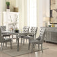 Kacela - Side Chair (Set of 2) - Champagne Synthetic Leather & Champagne