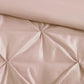 7 Piece Tufted Comforter Set Blush Queen