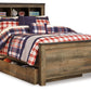 Trinell - Bookcase Storage Bed - view 2