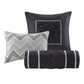 7 Piece Tufted Comforter Set Grey California King