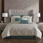 Marana 9 Pc Medallion Jacquard Comforter Set