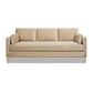 Knox 84" Modern Farmhouse Sofa, Fawn