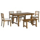 TREXM 6-Piece Farmhouse Dining Set for 6