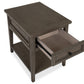 Paxton Place - Rectangular End Table - Dovetail Gray