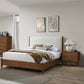 Walnut Color 3-Piece Bedroom Set