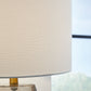 Taylow - Glass Table Lamp  - Gray