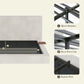 AirFrame King Bed Frame with Adjustable Sliding Side Table