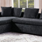 L-Shaped Chenille Sectional Sofa