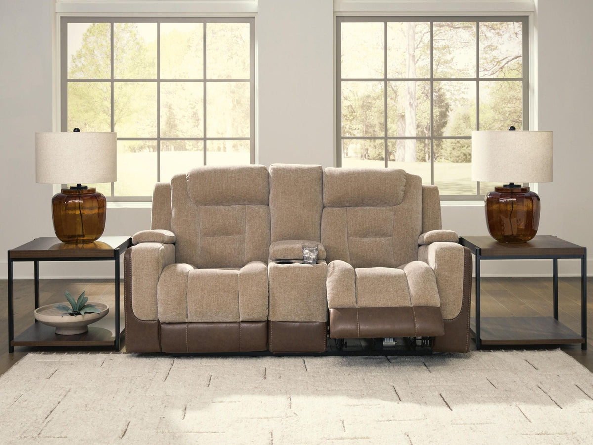 Mixed Motion - Power Reclining Loveseat With Console / Adjustable Headrest - view 9