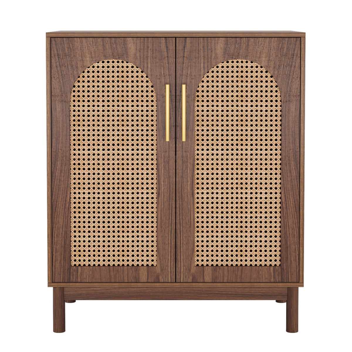 59" Rattan Sideboard Buffet Cabinet