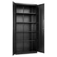 Metal Storage Cabinet with Lockable Steel Construction