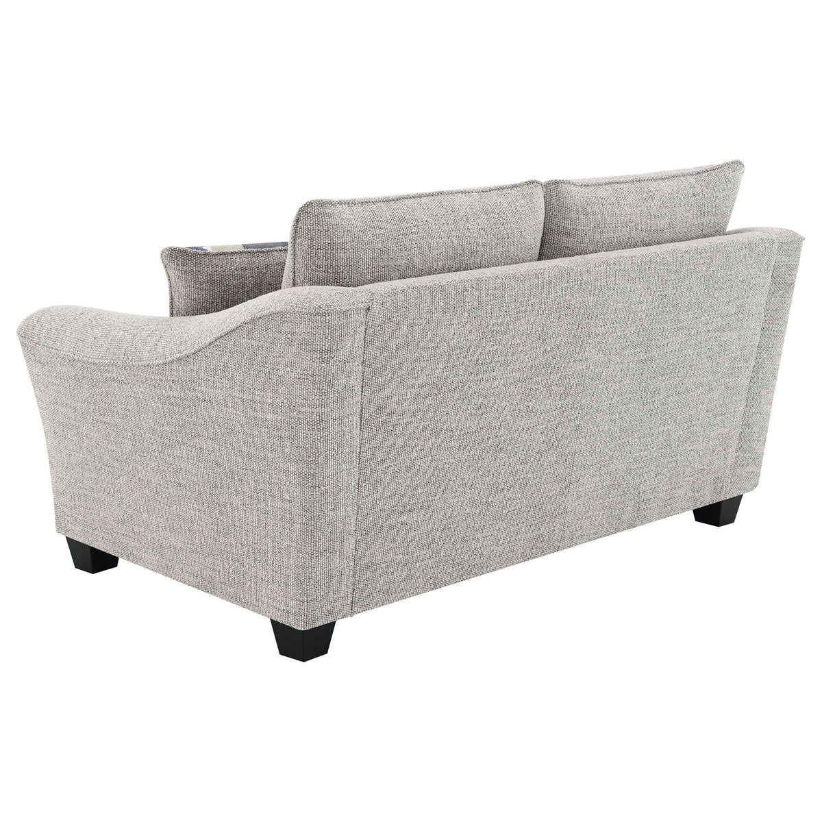 Tomkins Boucle Upholstered Loveseat Light Grey - view 4