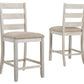 Skempton - Upholstered Barstool (Set of 2) - White