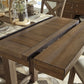Moriville - Rectangular Dining Room Counter Extension Table - Grayish Brown