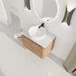 30'' Wall-Mounted Bathroom Vanity With Ceramic Art Sink
