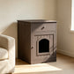 Wooden Pet House Cat Litter Box Enclosure with Drawer