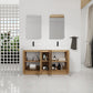 60" Double Sink Bathroom Vanity with Extra-Large Storage