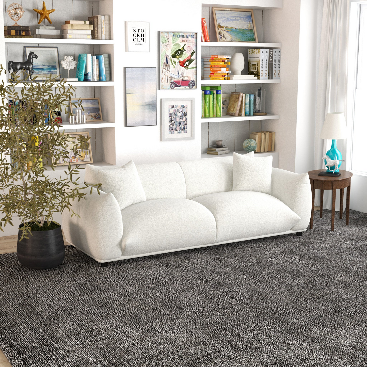 Emma Mid Century Modern Luxury Sofa