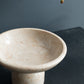 Round Marble Pedestal Fruit Bowl