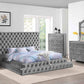 Contemporary Style Fully Upholstered Frame