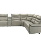 Jayke Top Grain Leather Match Power Motion Sectional Sofa