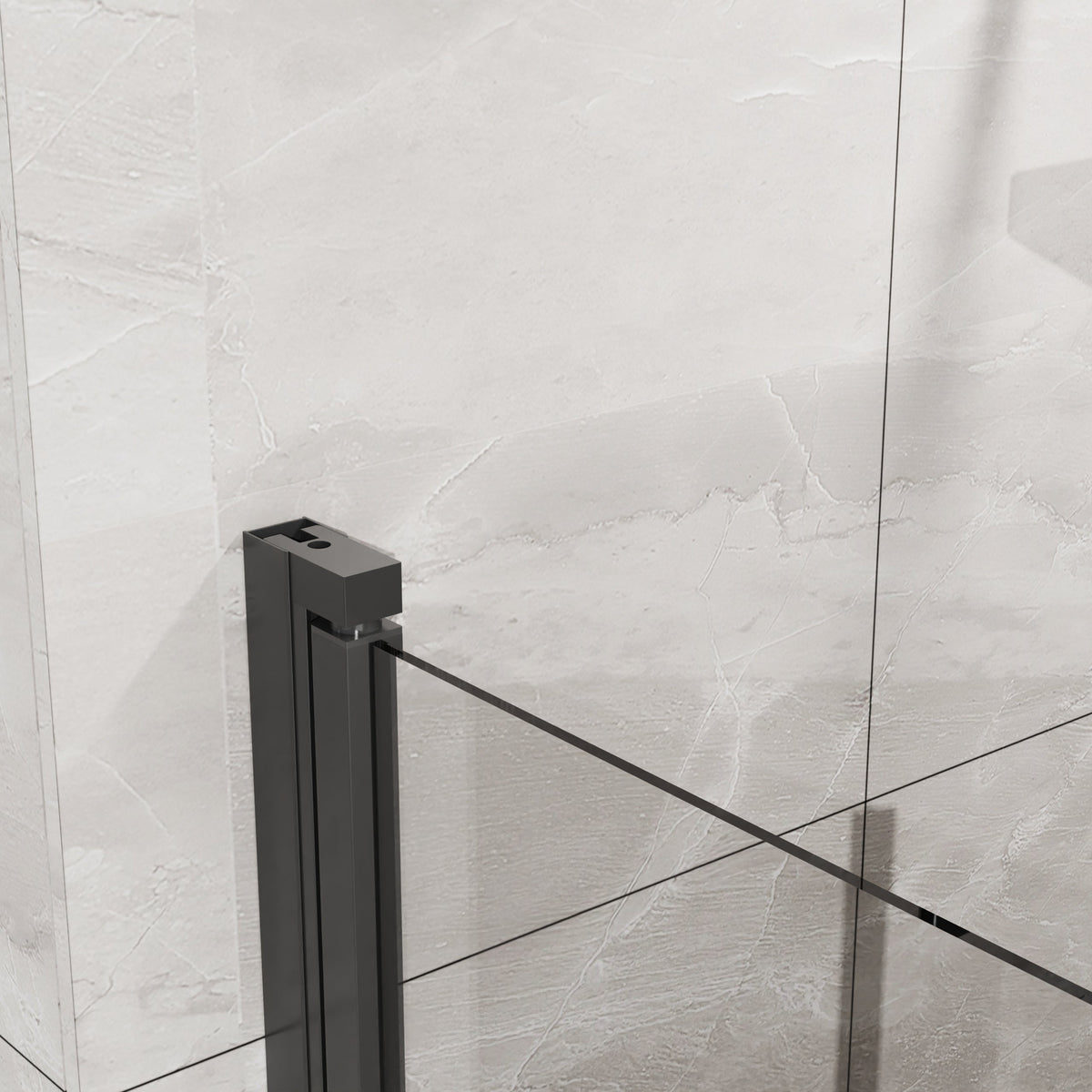 Goodyo 36"x 72" Frameless Glass Shower Door Bifold