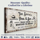 Personalized Rustic Pool Sign