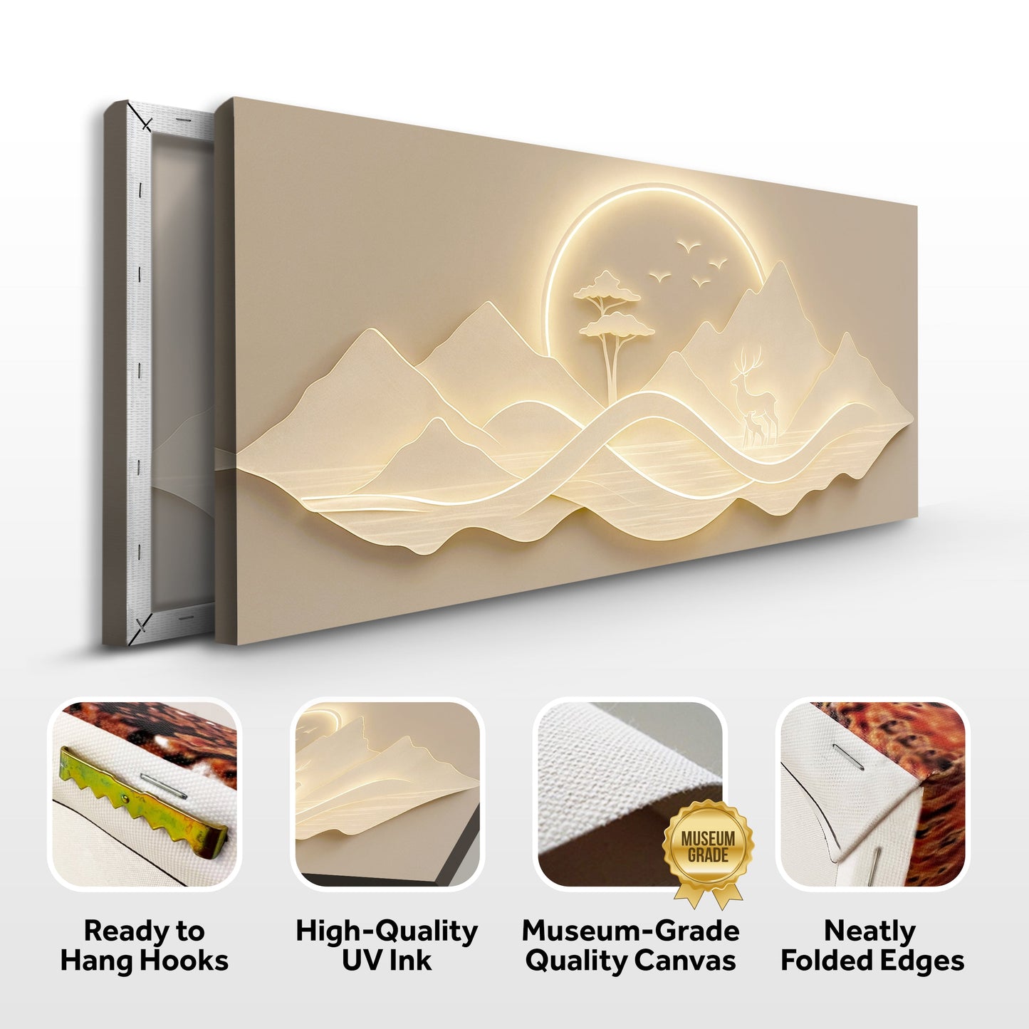 Modern Mountain Landscape Wall Art Decor