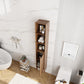 24 Inch Wall-Mounted Side Cabinet and Storage Shelves Combination