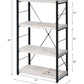 Jurgen - Bookshelf - Antique White & Black