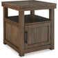 Boardernest - Rectangular End Table - Brown