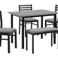 Contemporary 5-Piece Dining Set