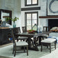 Westley Falls - Bench With Upholstered Seat - Graphite