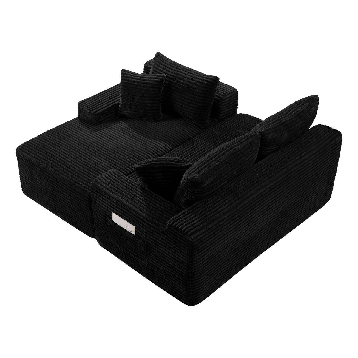 106.3" U-Shaped Cloud Sectional Sofa