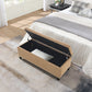 47.5" Storage Ottoman with Safety Close Hinge