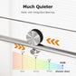 Frameless Single Sliding Shower Doors - 56-60" W x 74" H