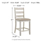 Skempton - Upholstered Barstool (Set of 2) - White