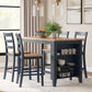 Gesthaven - Rectangular Dining Room Counter Set - view 2
