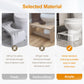 7'' Tall Acrylic Toilet Stool