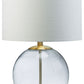 Samder - Glass Table Lamp  - White