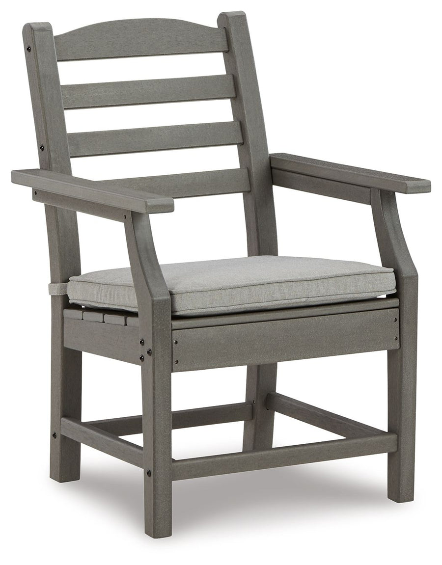 Visola - Arm Chair With Cushion (Set of 2) - Gray