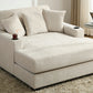 55" Oversized Chaise Lounger - Modern Style Sofa Couch
