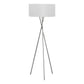 62" High Floor Lamp in Nickel Metal
