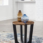 Hanneforth - Round End Table - Brown