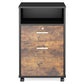 Mobile File Cabinet with Lock