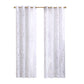 Grommet Top Sheer Bird on Branches Burnout Window Curtain
